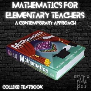 Mathematics for Elementary Teachers Contemporary Approach College Textbook 7thEd